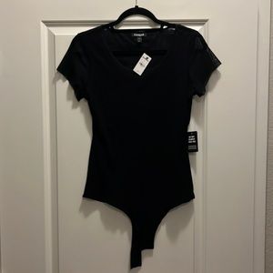 Express mesh black body suit